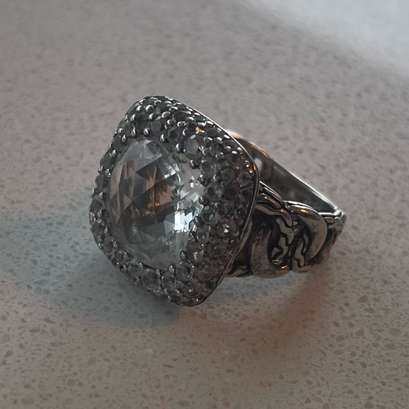 John Hardy Batu Klasik White Topaz Ring - Picture 2 of 4